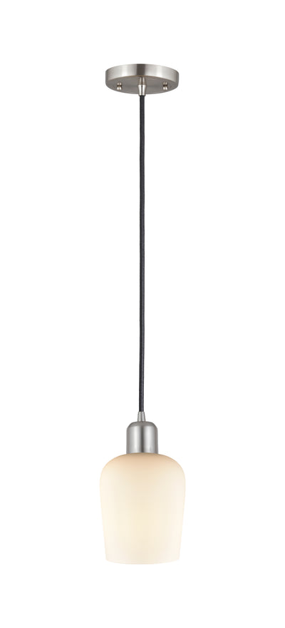 Austere Mini Pendant Matte Black Steel
