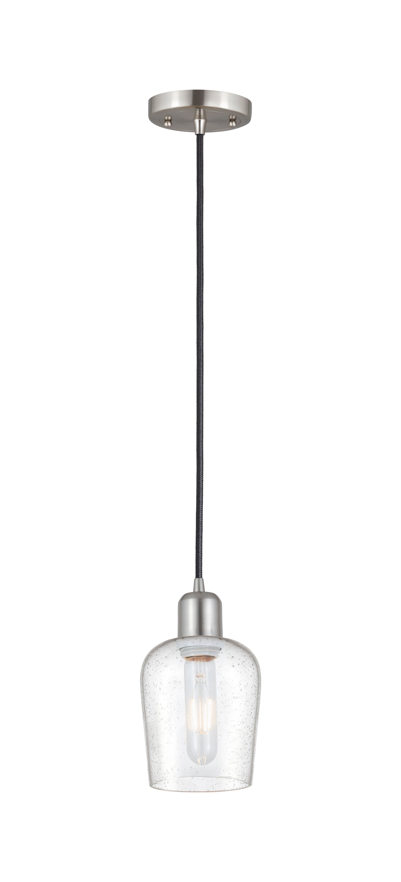 Austere Mini Pendant Matte Black Steel