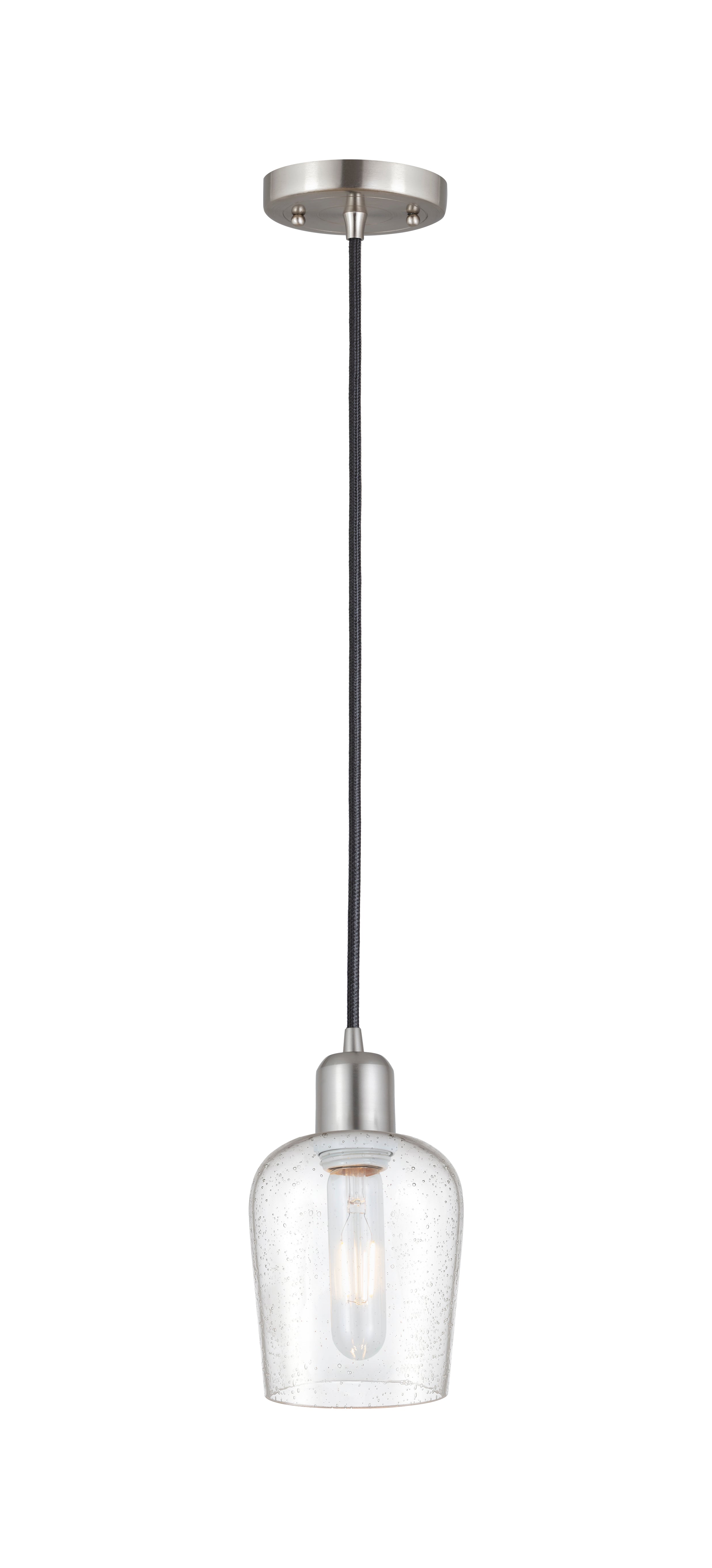 Austere Mini Pendant Matte Black Steel