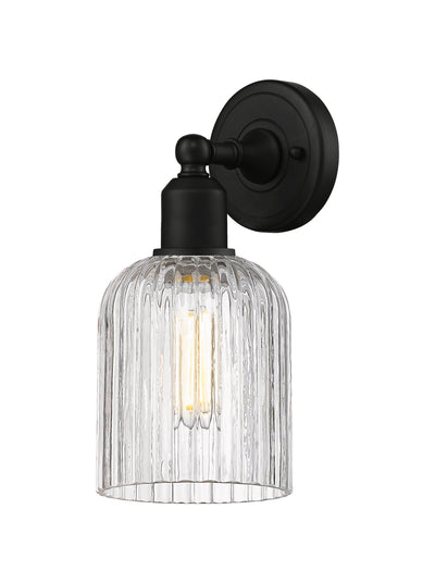 Austere Sconce Cast Brass Steel Finish