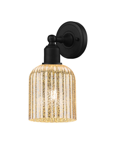 Austere Sconce Cast Brass Steel Finish