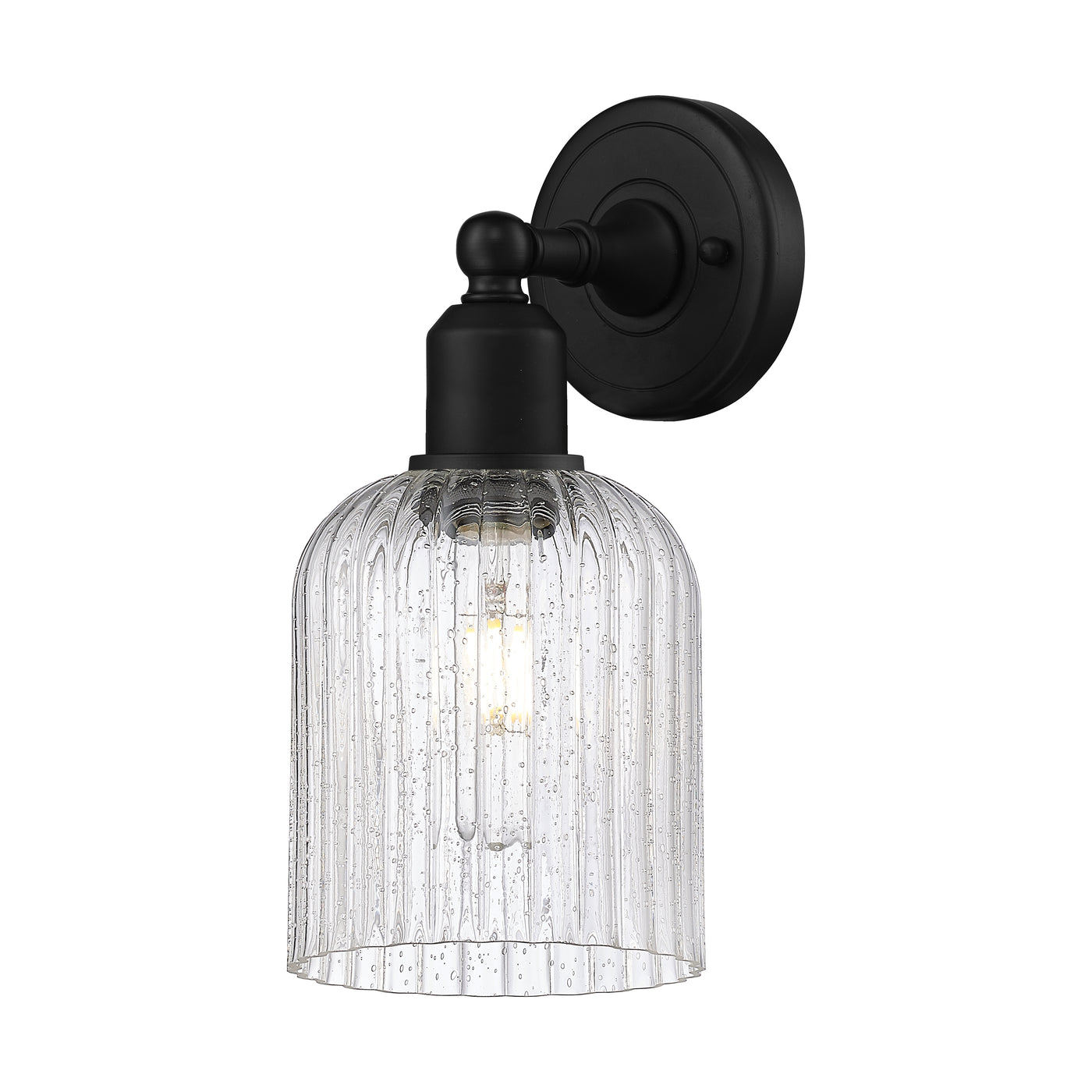 Austere Sconce Cast Brass Steel Finish