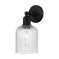 Austere Sconce Cast Brass Steel Finish