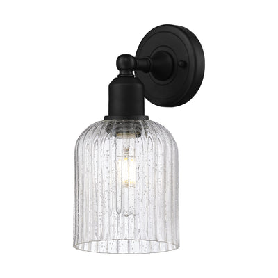 Austere Sconce Cast Brass Steel Finish