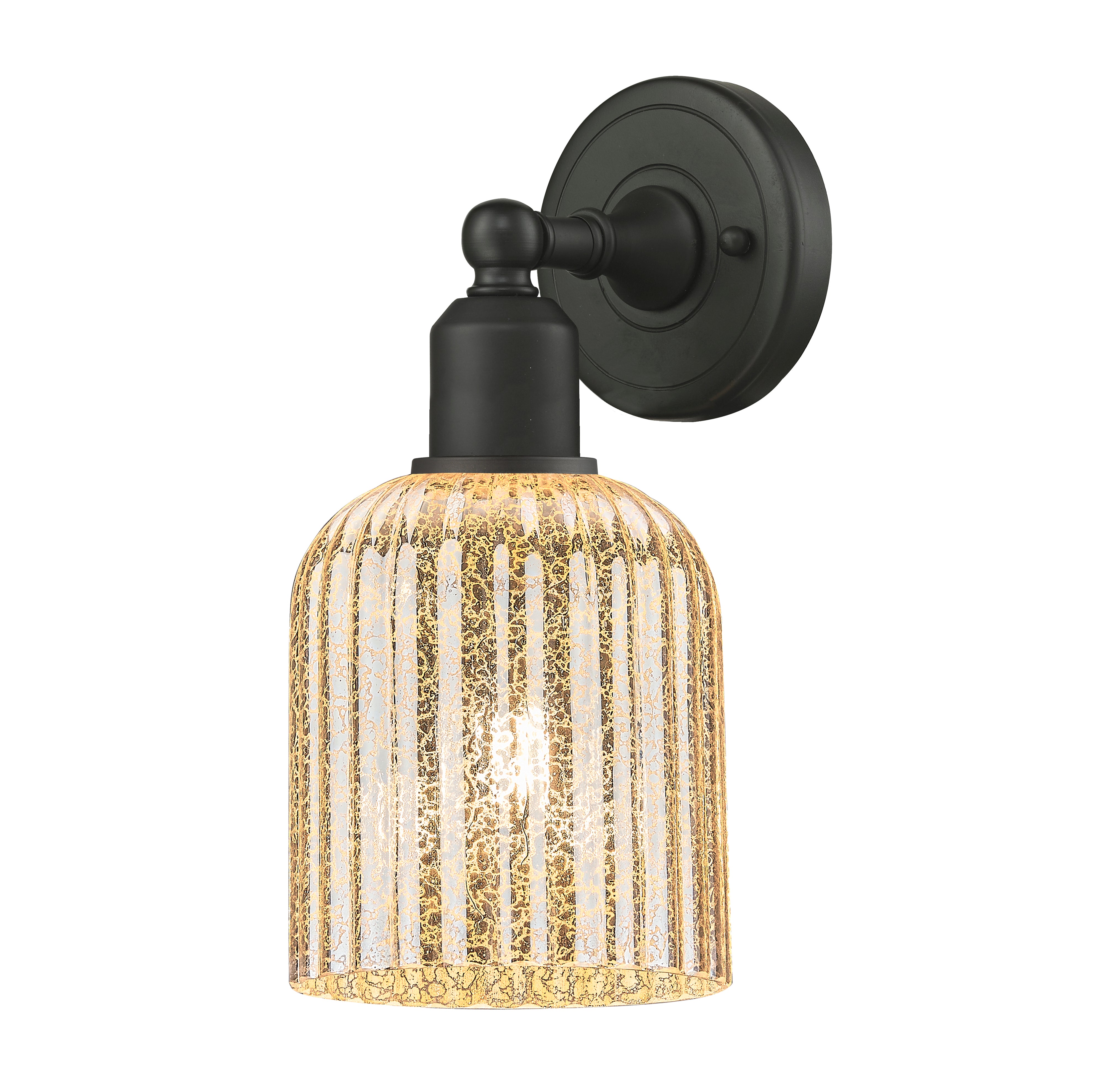 Austere Sconce Cast Brass Steel Finish