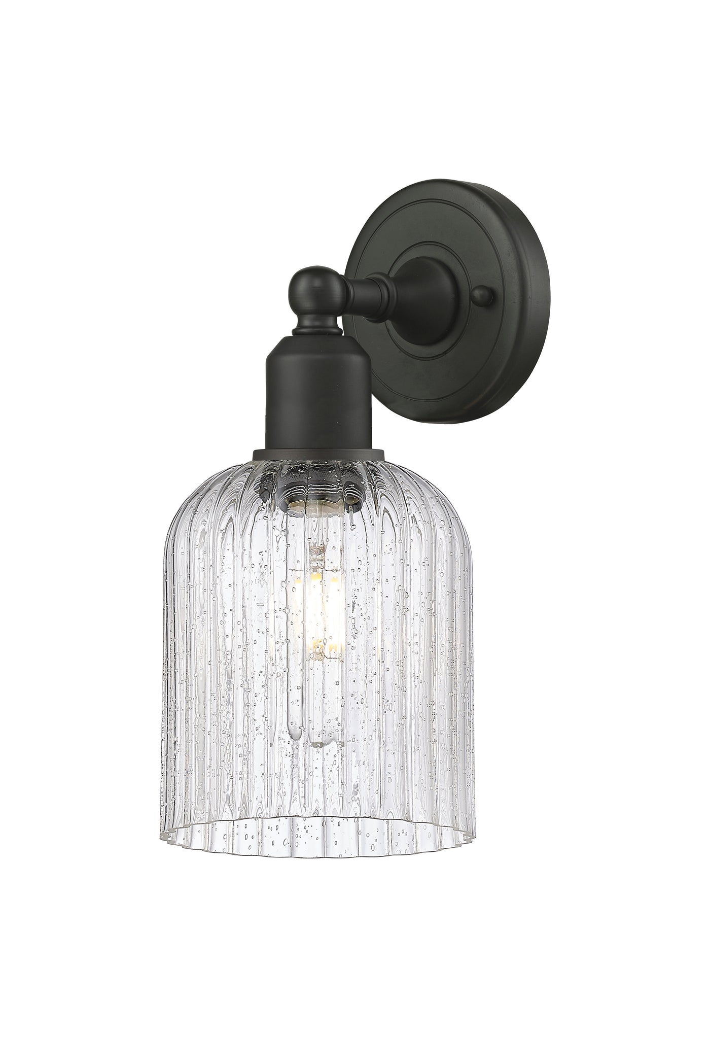 Austere Sconce Cast Brass Steel Finish