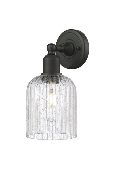 Austere Sconce Cast Brass Steel Finish