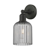 Austere Sconce Cast Brass Steel Finish