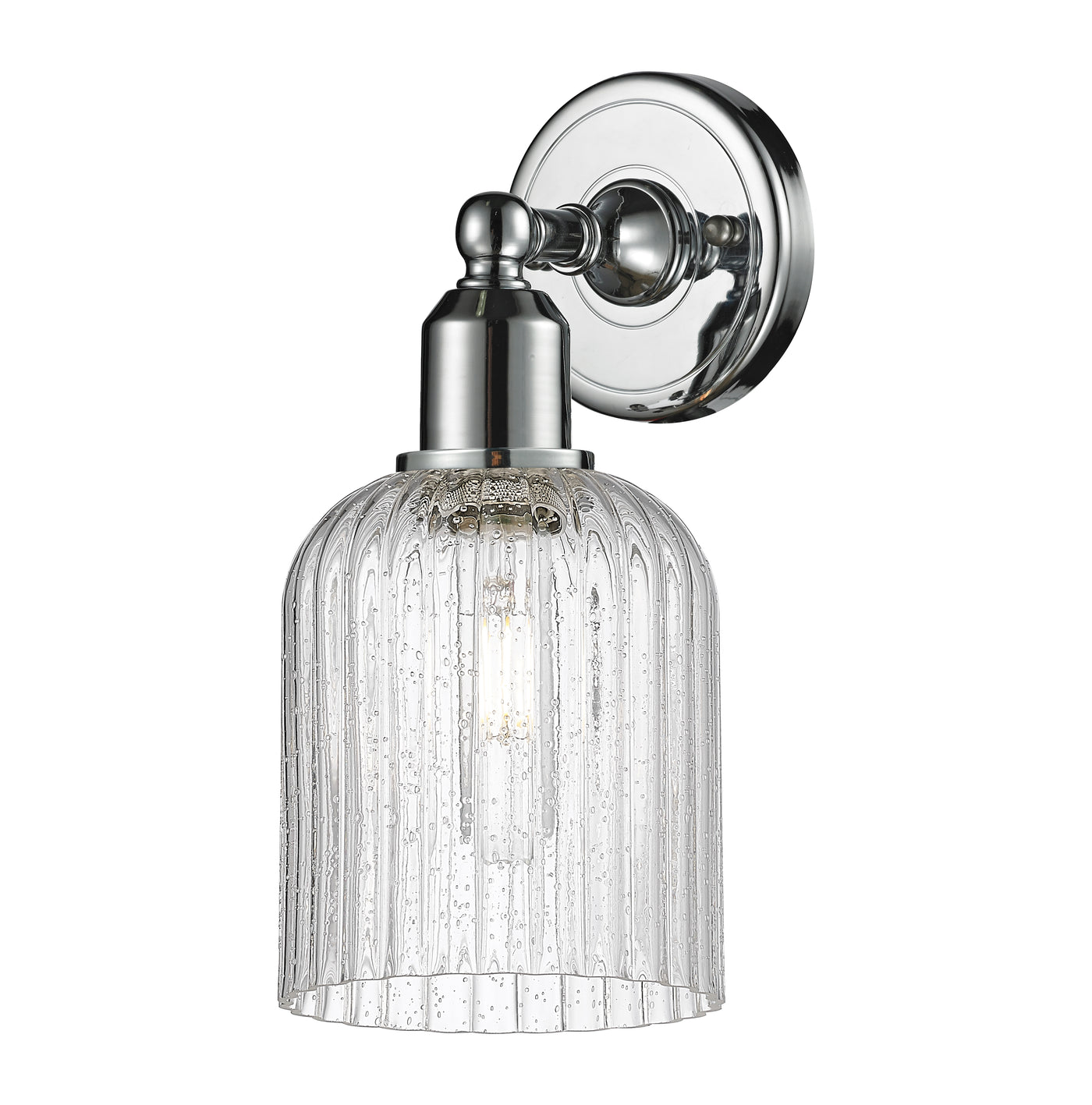 Austere Sconce Cast Brass Steel Finish