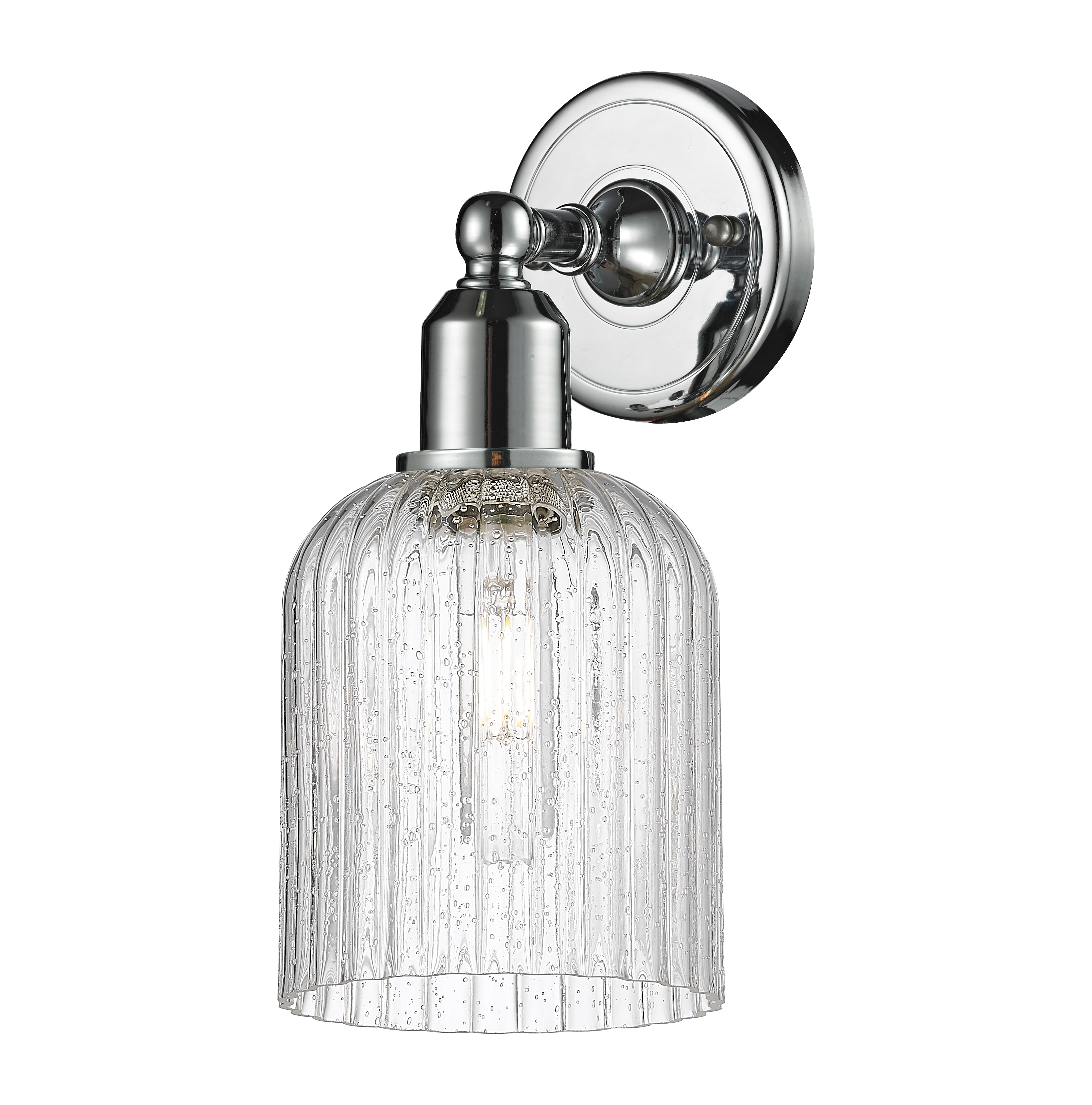 Austere Sconce Cast Brass Steel Finish