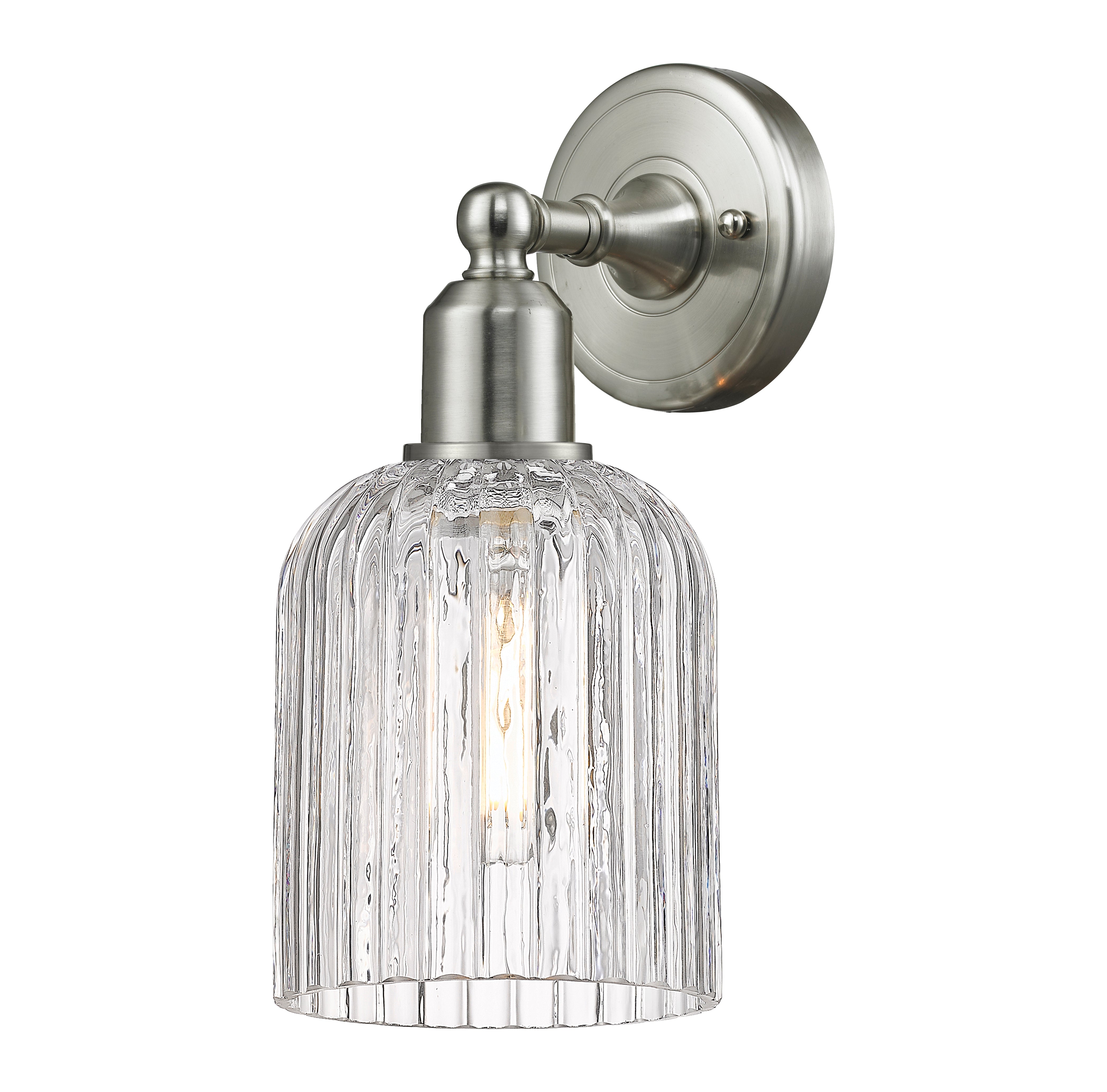 Austere Sconce Cast Brass Steel Finish