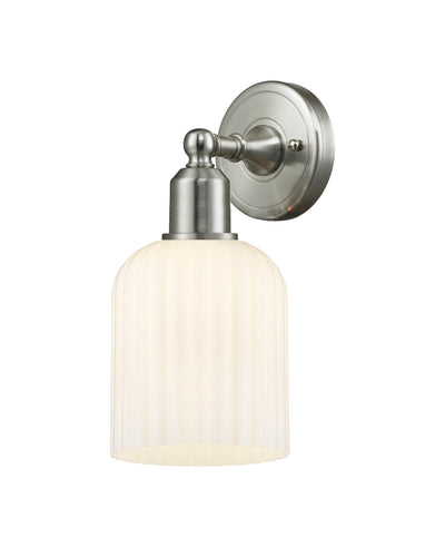 Austere Sconce Cast Brass Steel Finish