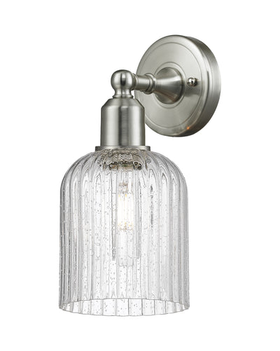 Austere Sconce Cast Brass Steel Finish