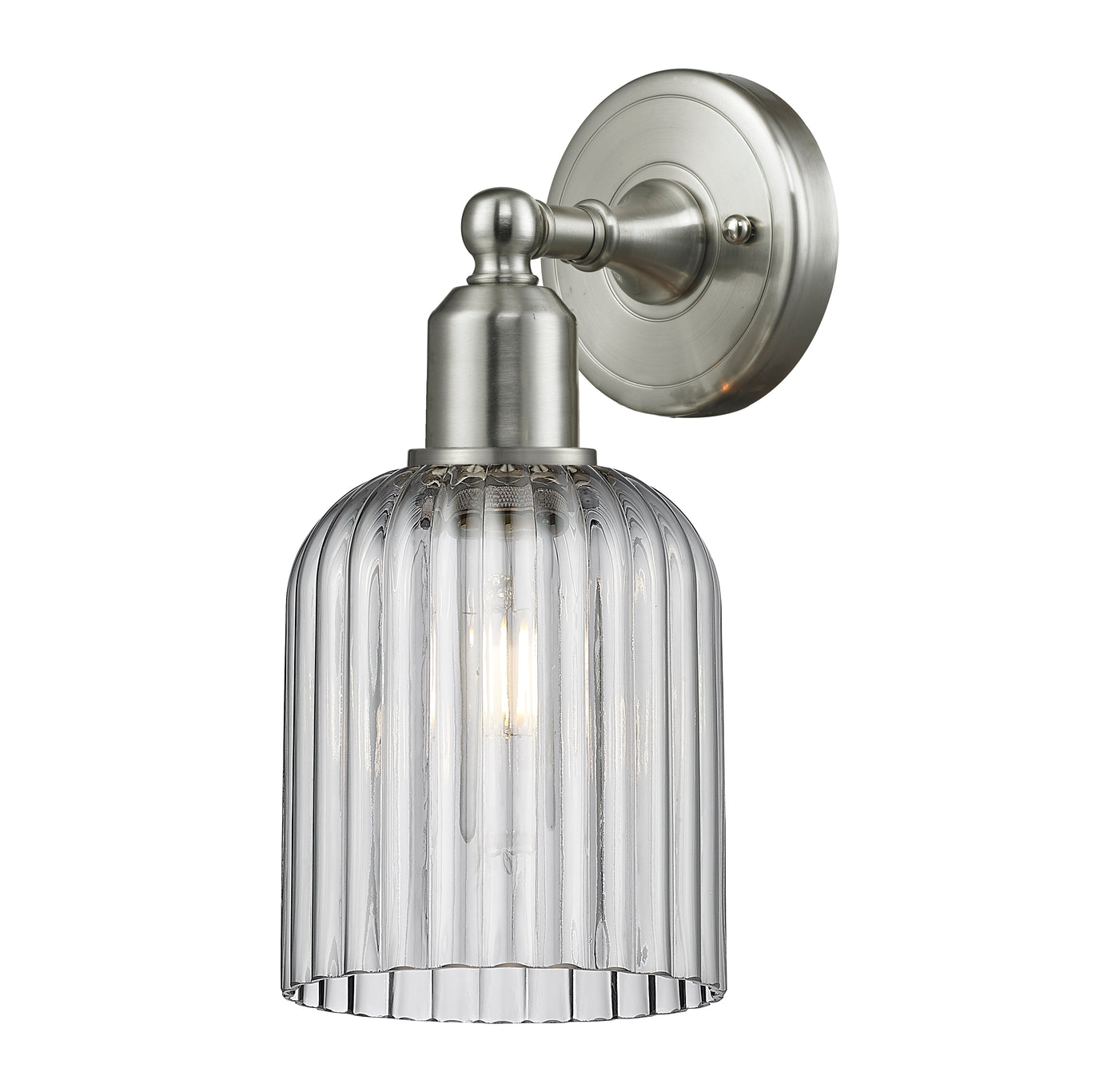 Austere Sconce Cast Brass Steel Finish