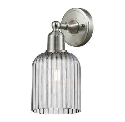 Austere Sconce Cast Brass Steel Finish