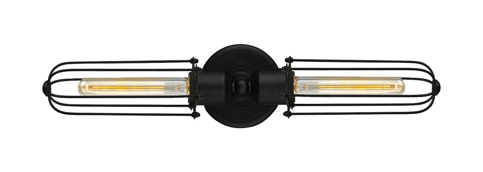 Austere Industrial, Modern Contempo, Restoration-Vintage Muselet Linear Bath Vanity Light
