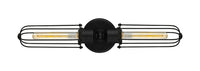 Austere Industrial, Modern Contempo, Restoration-Vintage Muselet Linear Bath Vanity Light