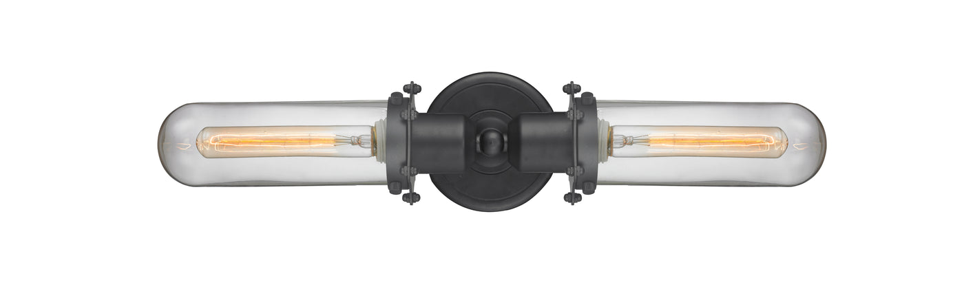 Austere Linear Bath Vanity Light Brass Steel