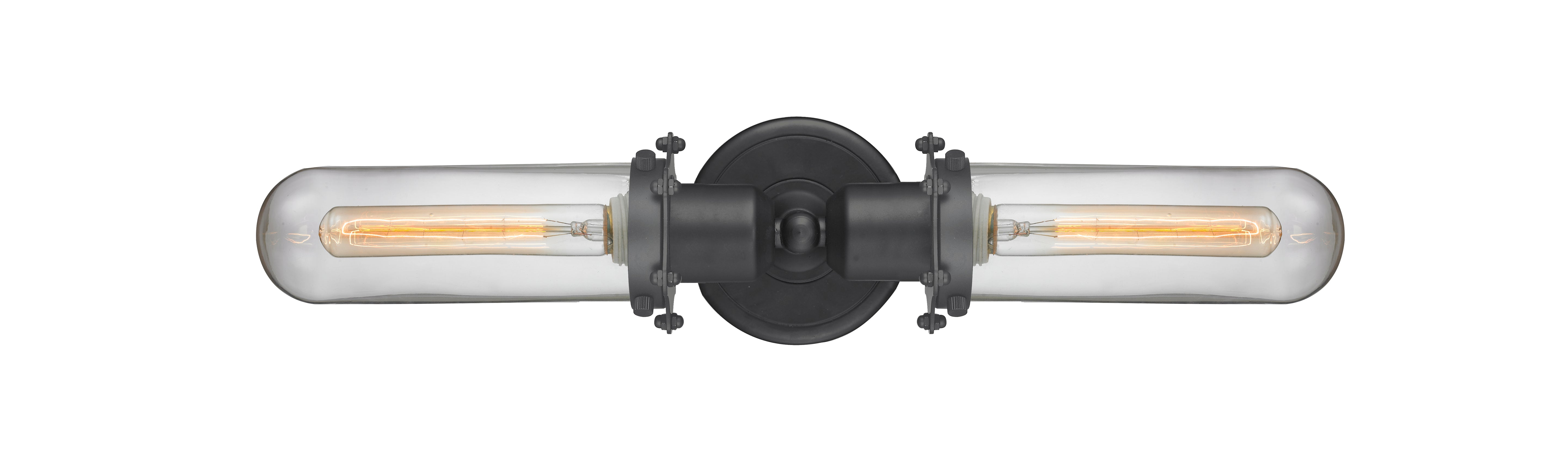 Austere Linear Bath Vanity Light Brass Steel