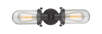 Austere Linear Bath Vanity Brass Finish