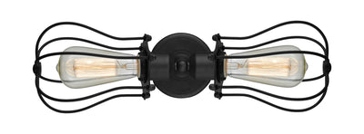 Austere Industrial, Modern Contempo, Restoration-Vintage Muselet Linear Bath Vanity Light