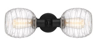 Austere Linear Bath Vanity Light Brass Steel