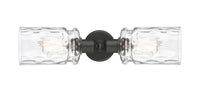 Austere Linear Bath Vanity Light Brass Steel