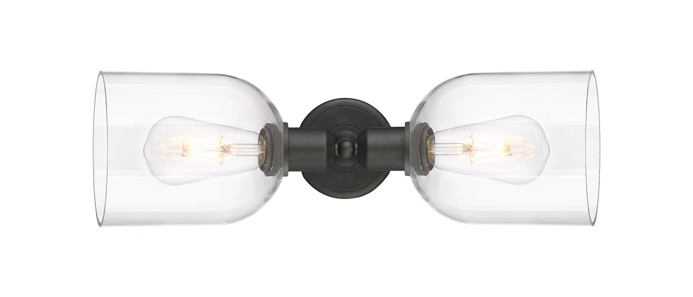 Austere Linear Bath Vanity Light Brass Steel