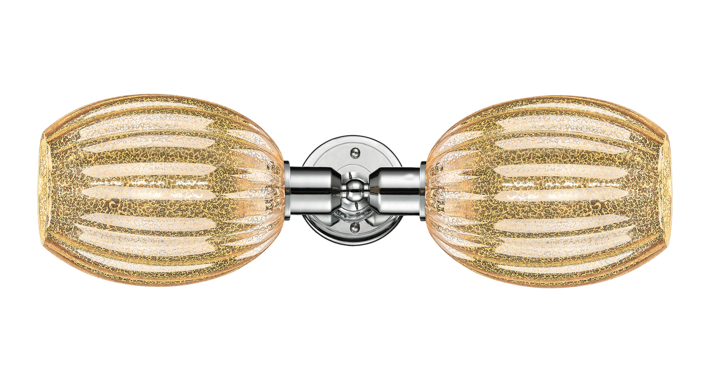 Austere Linear Bath Vanity Light Brass 22.75