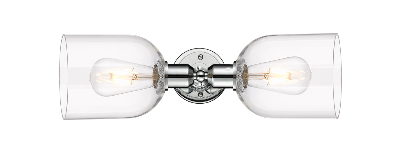 Austere Linear Bath Vanity Light Brass Steel