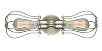 Austere Industrial, Modern Contempo, Restoration-Vintage Muselet Linear Bath Vanity Light