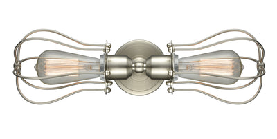 Austere Industrial, Modern Contempo, Restoration-Vintage Muselet Linear Bath Vanity Light