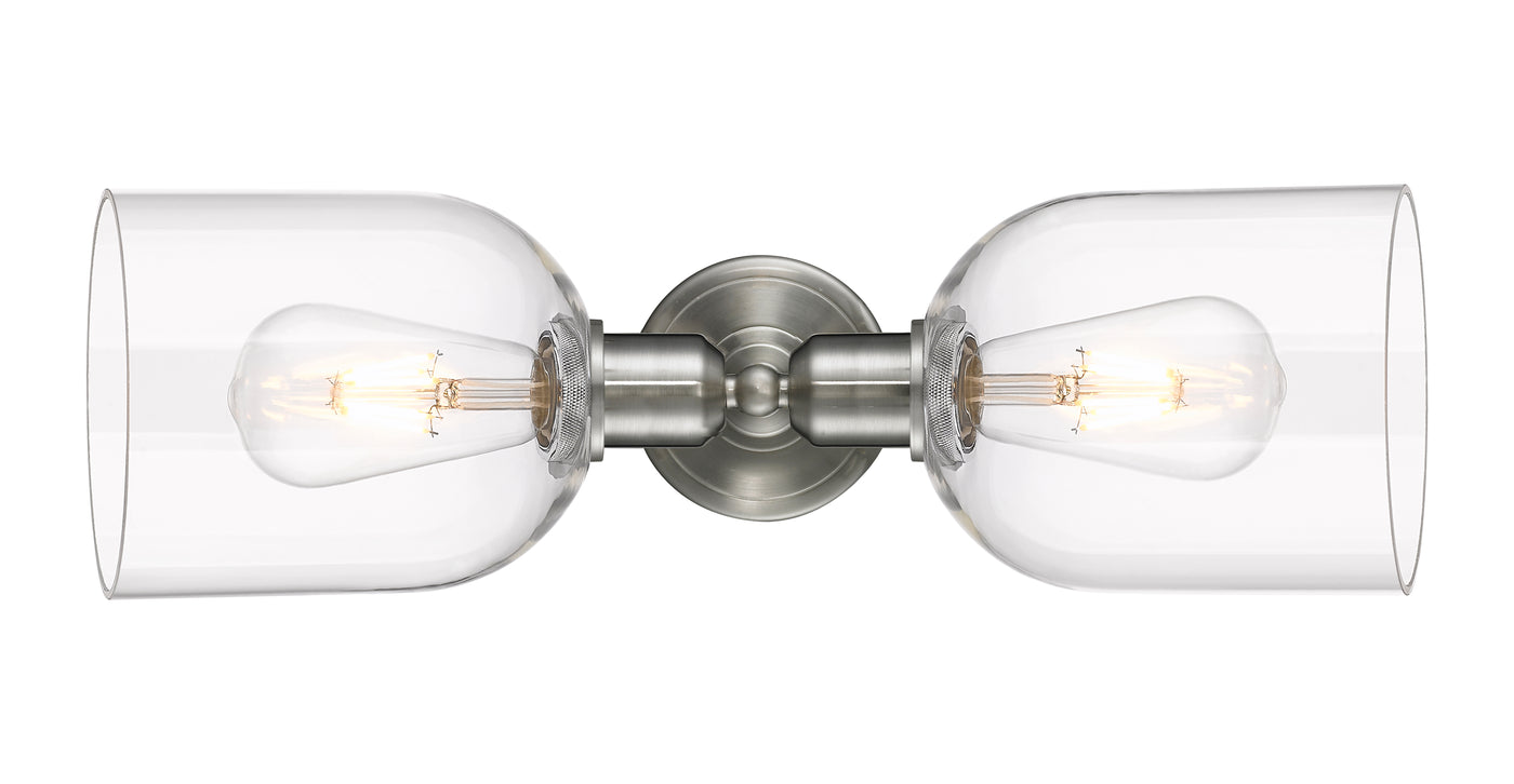 Austere Linear Bath Vanity Light Brass Steel