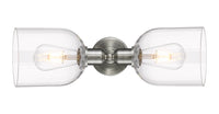 Austere Linear Bath Vanity Light Brass Steel