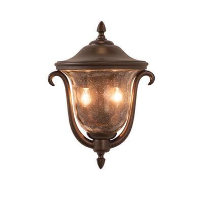 13'' Santa Barbara Outdoor 2 Light Burnished Bronze Outdoor Wall Sconce