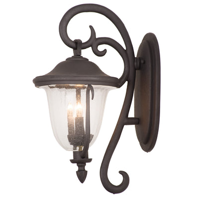 16'' Santa Barbara Outdoor 4 Light Matte Black Outdoor Wall Sconce