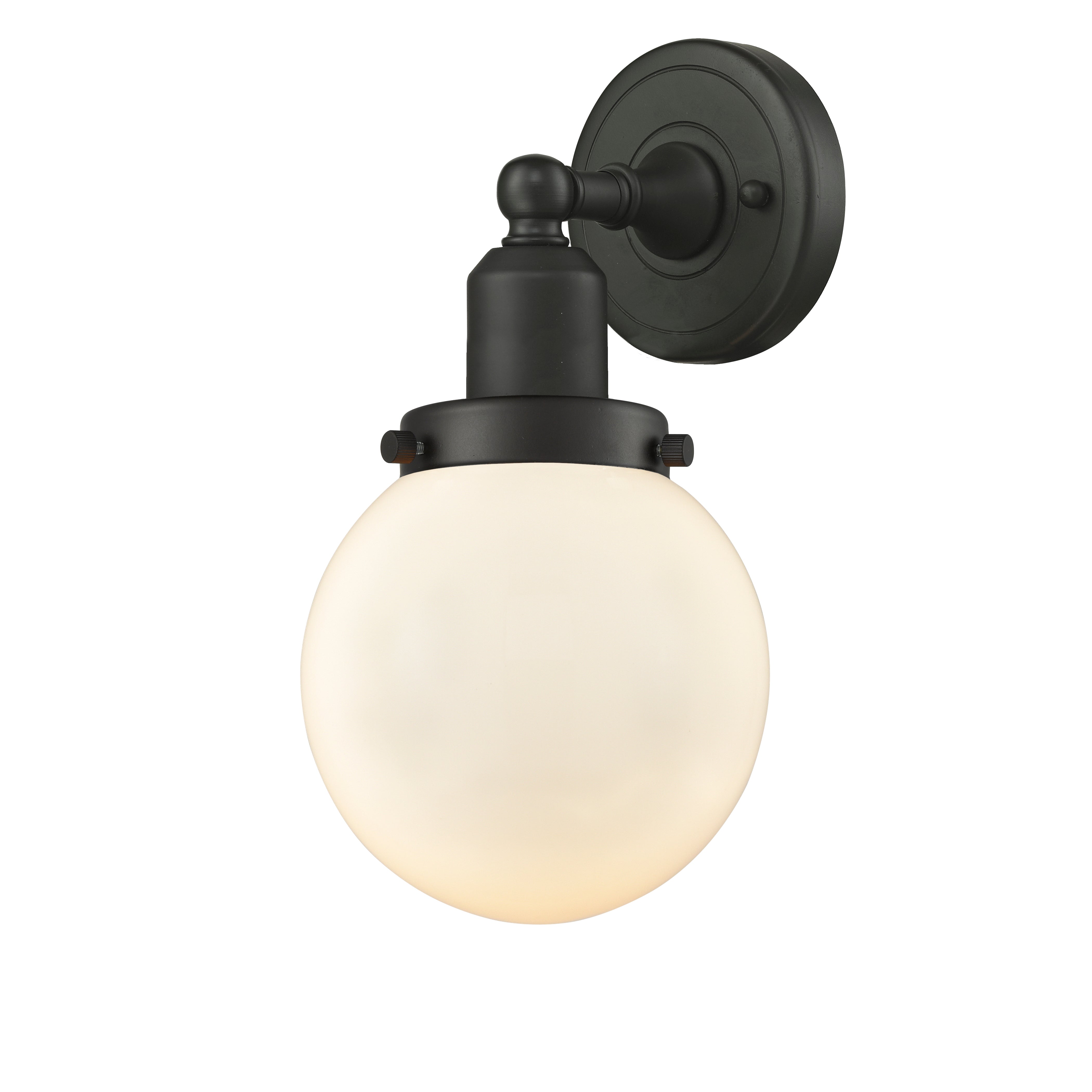 Austere Sconce Cast Brass Steel Glass