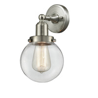 Austere Sconce Cast Brass Steel Glass