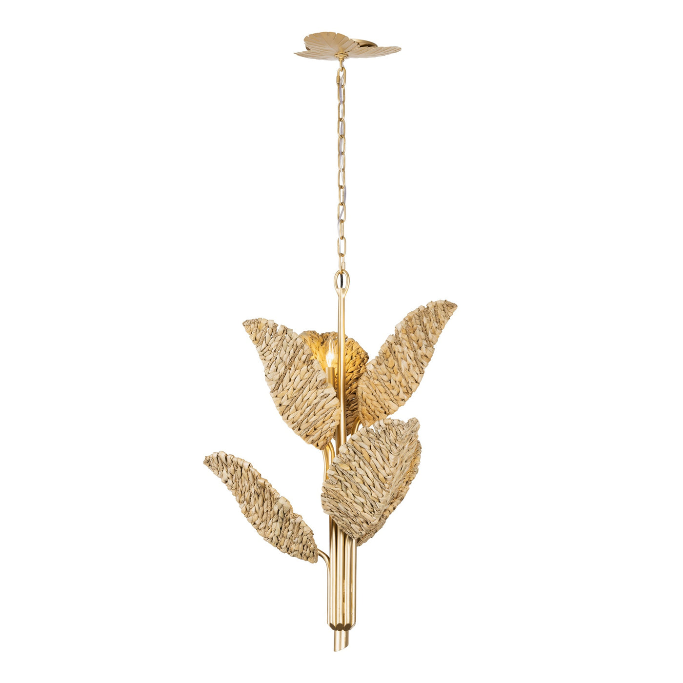Banana Leaf 6 Light Chandelier