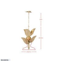 Banana Leaf 6 Light Chandelier
