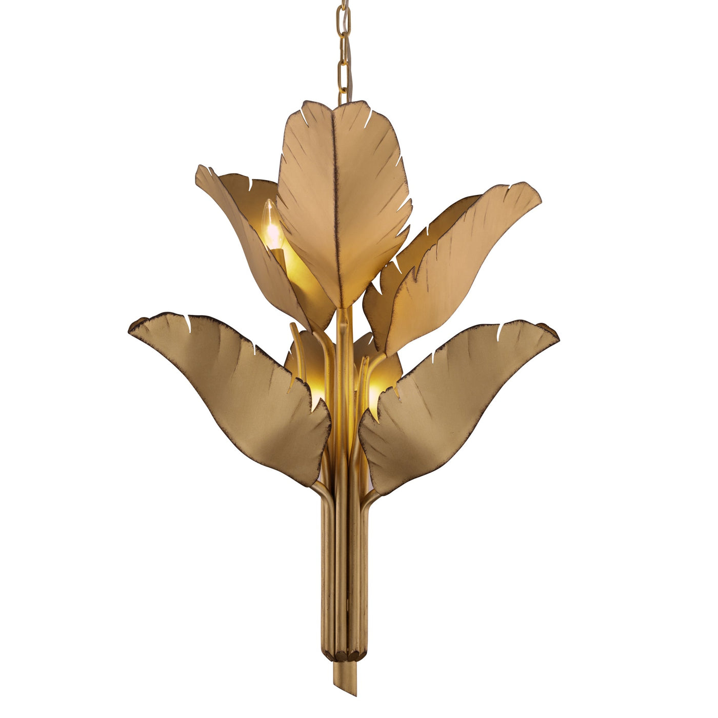 Banana Leaf 6 Light Chandelier