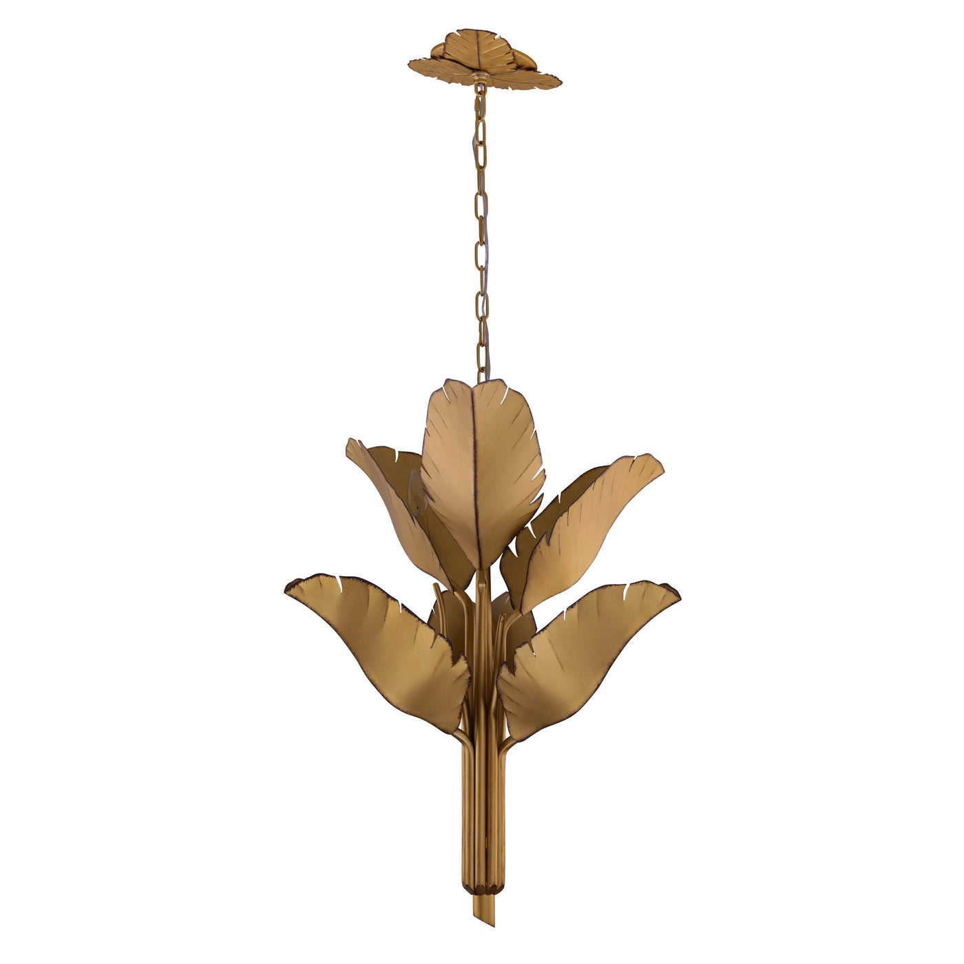 Banana Leaf 6 Light Chandelier