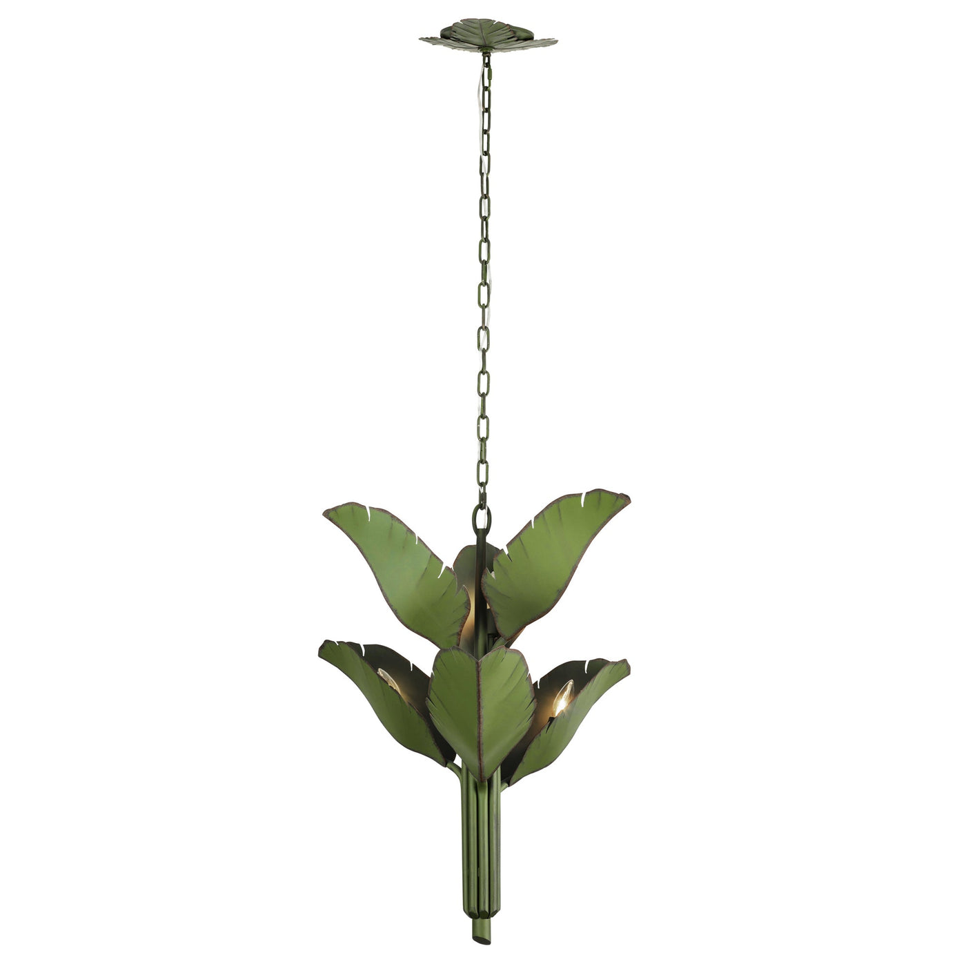 Banana Leaf 6 Light Chandelier