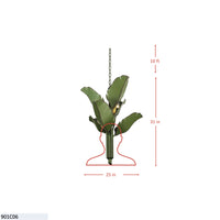 Banana Leaf 6 Light Chandelier