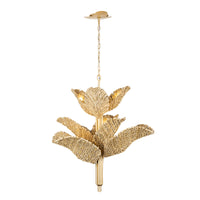 Banana Leaf 9 Light Chandelier