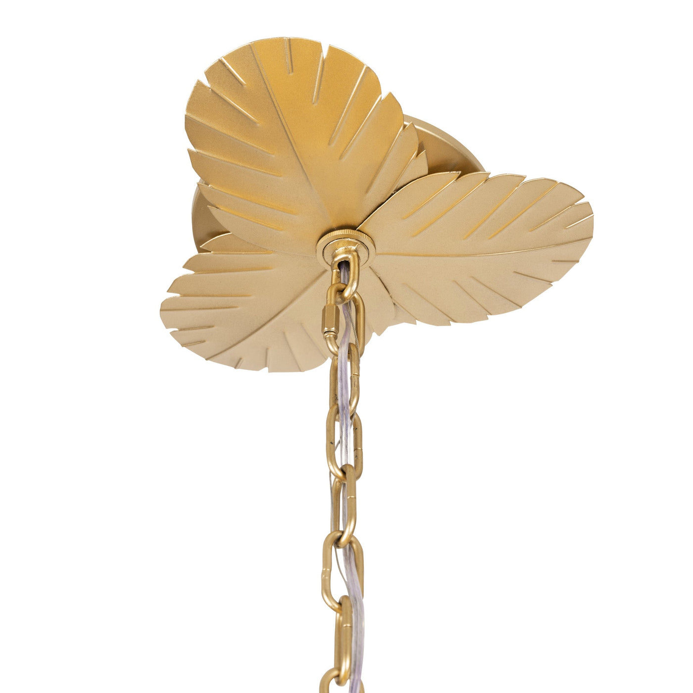 Banana Leaf 9 Light Chandelier