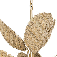 Banana Leaf 9 Light Chandelier