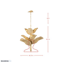 Banana Leaf 9 Light Chandelier