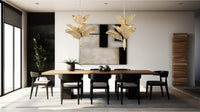 Banana Leaf 9 Light Chandelier
