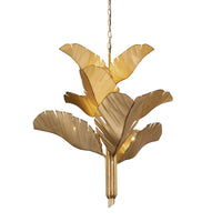 Banana Leaf 9 Light Chandelier